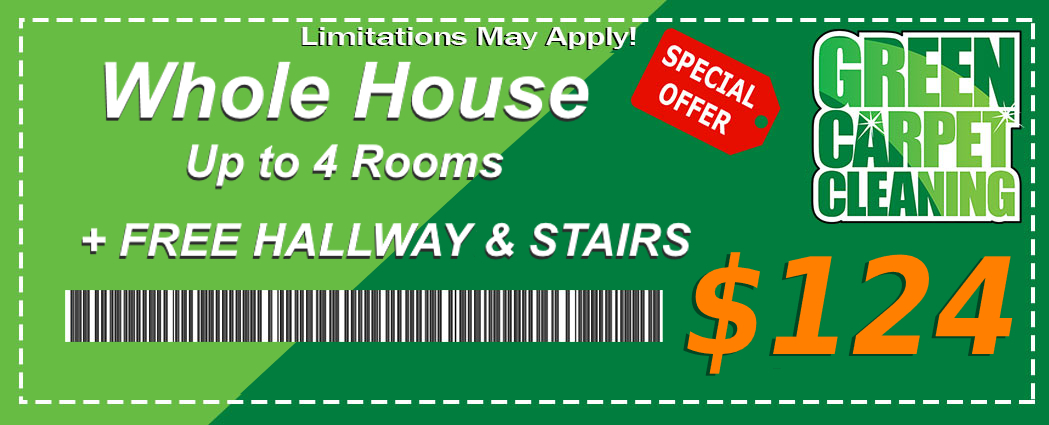 Whole House up to 4 rooms and free hallway for $179 coupon