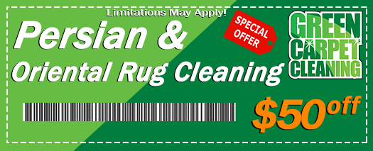 Persian and oriental rug cleaning $50 off coupon