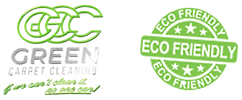 Green Carpet Cleaning Business Logo